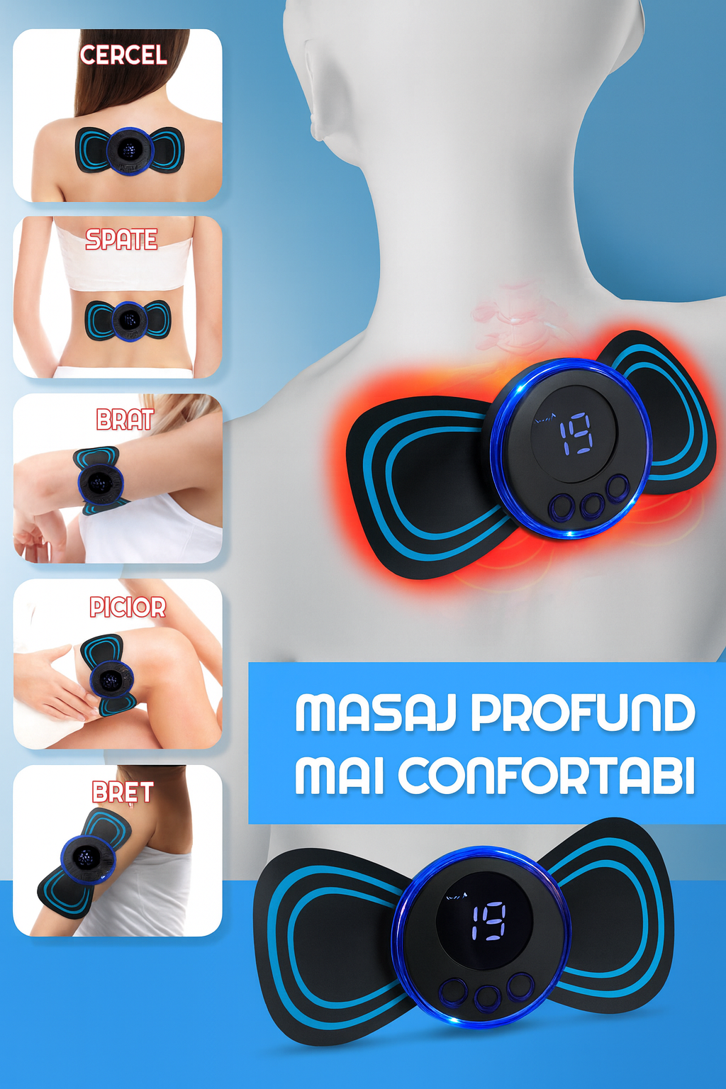 ⚡️OFERTĂ⚡️MASAJ PENTRU PICIOARE⚡️👣+MINI MASAJ MUSCULAR🦋⚡️