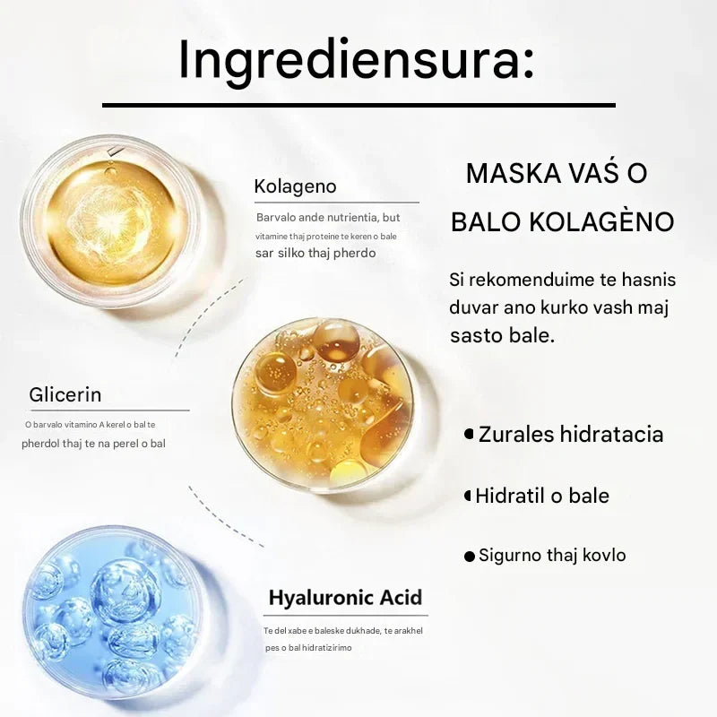 🇷🇴 Tratament Capilar cu Colagen 500 ml – Repara, Hidratează și Fortifică Părul Tău!
