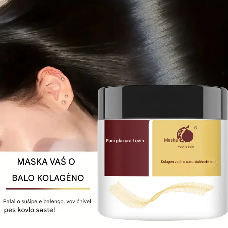 🇷🇴 Tratament Capilar cu Colagen 500 ml – Repara, Hidratează și Fortifică Părul Tău!